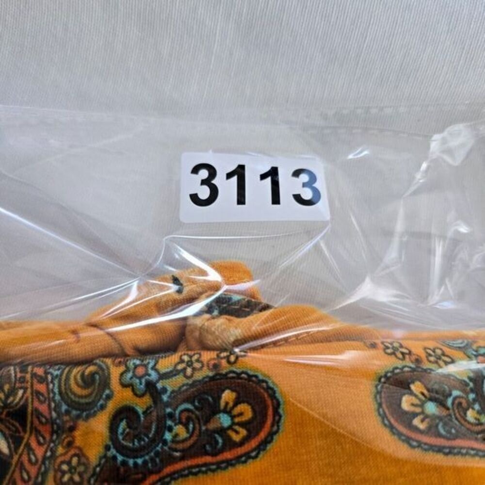 Angie Sundress Woman Medium Orange Tribal Print Sleeveless A Line Tunic Boho NWT - Picture 9 of 9